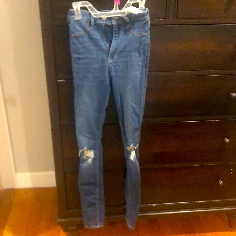Hollister jeans high wasted skinny size 00reg